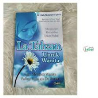 Image of La Tahzan Untuk Wanita