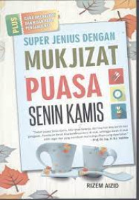 Image of Super Jenius dengan Mukjizat Puasa Sanin Kamis